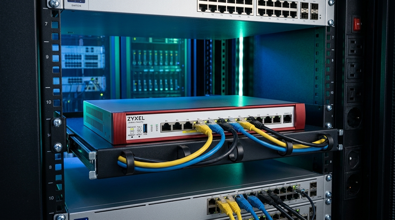 Zyxel USG FLEX 700H en Rack de Servidores